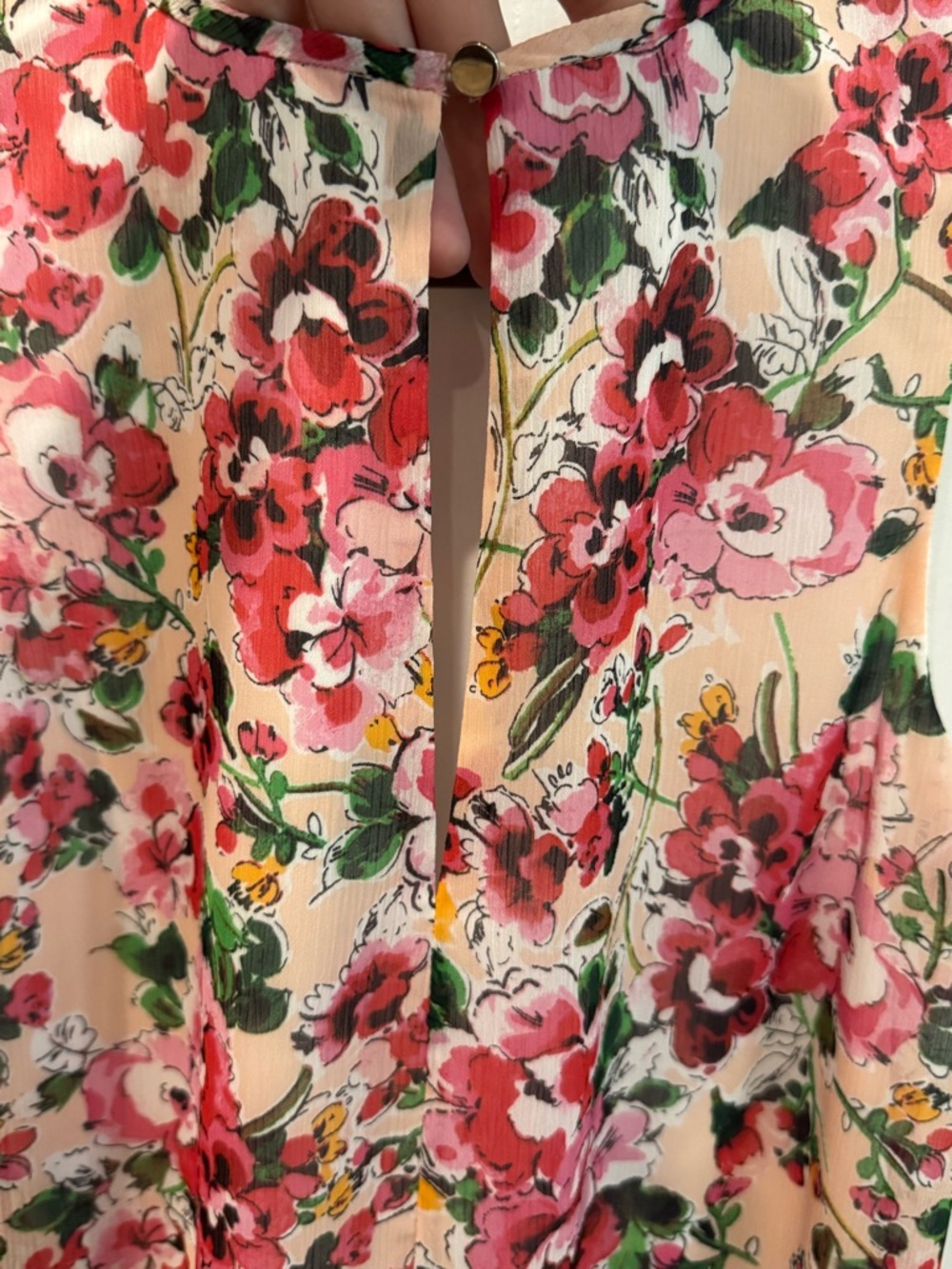 Tommy Hilfiger Pink Floral Lined Shift Dress Size 4 Knee Length - Picture 3 of 9